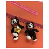 Vtg Felix The Cat 2 , 1 Has Moving Parts
