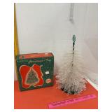 Vtg Plasco Plastic Christmas Tree In Box