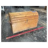 Wooden Barrel Top Chest