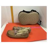 NFINITY Storage Case UGG Moccasins Size 9