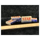 Vintage Star Razor Blades 5 Boxes