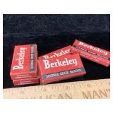 Vintage Berkeley Razor Blades 5 Boxes