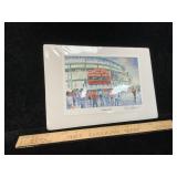 Signed Paul Ashack Print 'Game Day' Wrigley Field