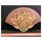 Vtg Trifold Cardboard Handfan Michael J Colligan