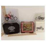 Harley Davidson & Hallmark Motorcycle Ornaments