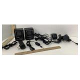 RECOTON Amplified System Speakers 2  Power Cords