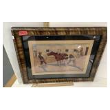 Framed 1908 Western Painting Print 'His First
