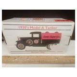 Clark 1930's Model A Tanker Locking Bank Diecast