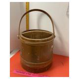 Antique Firkin Wooden Sugar Bucket
