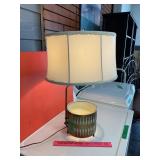 MC table Lamp w/ Illuminated Brass Finished Base