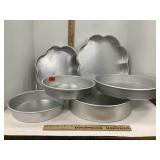 Cake Pans Rounds & Flowers Aluminum Wilton