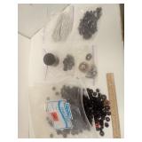 Assorted Bevel Rubber Faucet Washers, Brass Bib