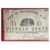 June 1862 City of Charleston, S.C. 15 Cent Note