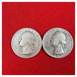 2 - 1953-S 90% Silver Washington Quarter