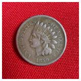 1859 Indian Head One Cent Penny