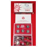 2002 United States Mint Silver Proof Set