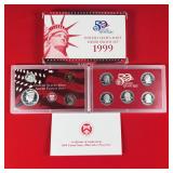 1999 United States Mint Silver Proof Set