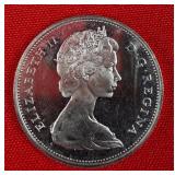 1965 Canadian 80% Silver $1 Dollar Coin