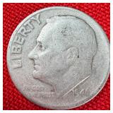 1946 90% Silver Roosevelt Dime