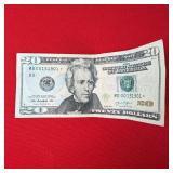 2013 $20 Dollar Federal Reserve Star Note