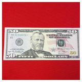 2013 $50 Dollar Federal Reserve Star Note