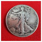 1940 Walking Liberty 90% Silver Half Dollar