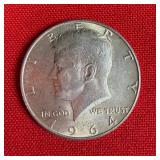 1964 90% Silver Kennedy Half Dollar