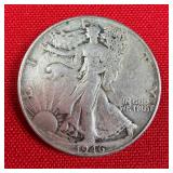 1946 90% Silver Walking Liberty Half Dollar