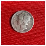 1940 90% Silver Mercury Dime