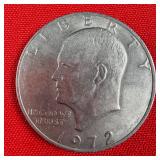 1972 Eisenhower 'Ike' $1 Dollar Coin