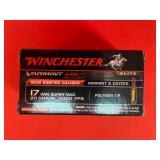 50 Rounds of Winchester Elite Varmint HV .17 WSM