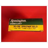 20 Rounds of Remington Core-Lokt 30-06 Rifle Ammo