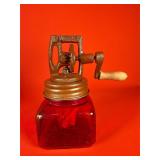 Ruby Red Dazey #5 Butter Churn