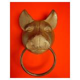 Cast Iron Pig Towels Holder