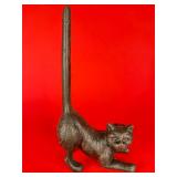Cast Iron Cat Paper Towel Holder