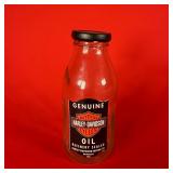 Harley Davidson Motorcycle Oil Bottle