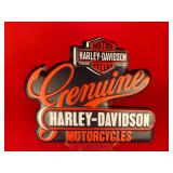 Embossed Harley Davidson Motorcycles Tin Sign