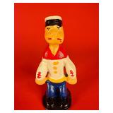 Cast Iron Popeye Coin Bank