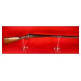 Antique Muzzleloading Rabbit Ear SxS Shotgun