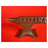 Alabama Crimson Tide Cast Iron Paperweight Anvil