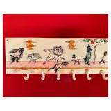 'Dirty Dogs of Paris' Cast Iron Coat Rack