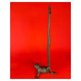 Cast Iron Bullfrog Paper Towel Holder