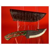 Carbon Steel Hunting Knife W/ Gut Hook
