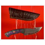 Carbon Steel Hunting Knife W/ Gut Hook