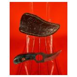 Carbon Steel Ring Dagger W/ Sheath