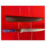 Damascus Fillet / Boning Knife W/ Sheath
