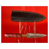 Damascus Boot / Stiletto Style Dagger