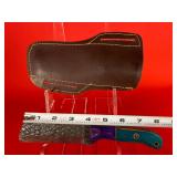 Carbon Steel Sheets Foot Knife W/ Sheath