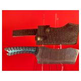 Damascus Chef's / Butcher Cleaver W/ Sheath