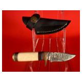 Bone Handle Small Fixed Blade Knife